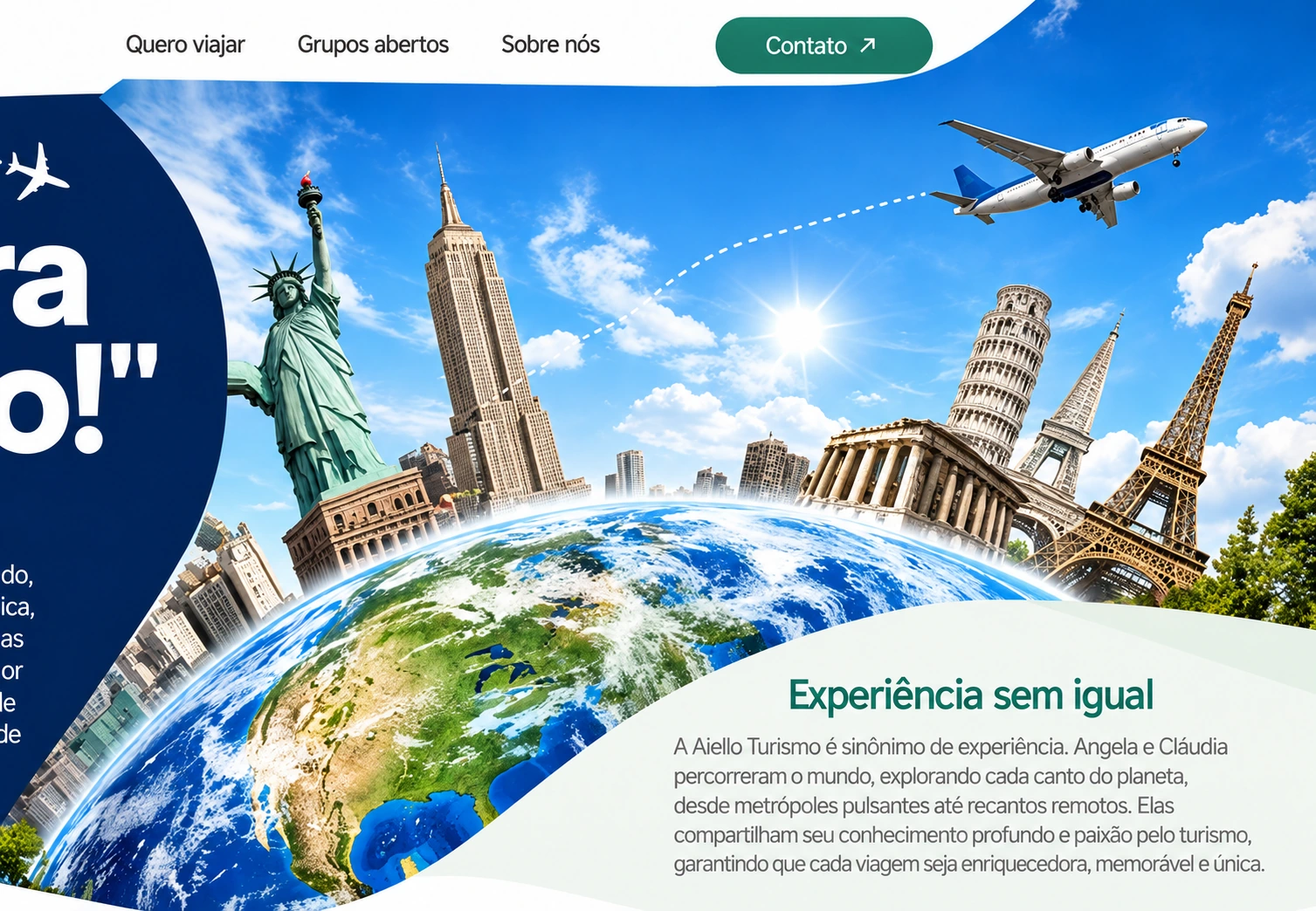 Monumentos do mundo sobre o planeta Terra